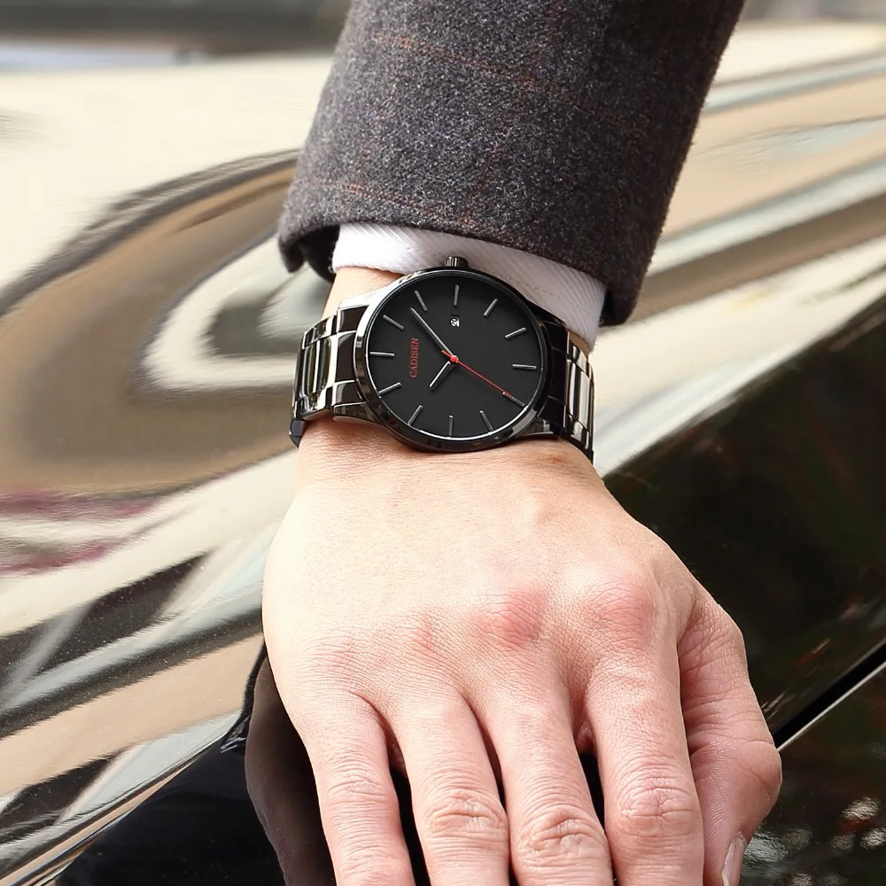 CADISEN Men's Watches Watch Men Luxury Brand Military / Sports / Watch Business Fashion Quartz Watc