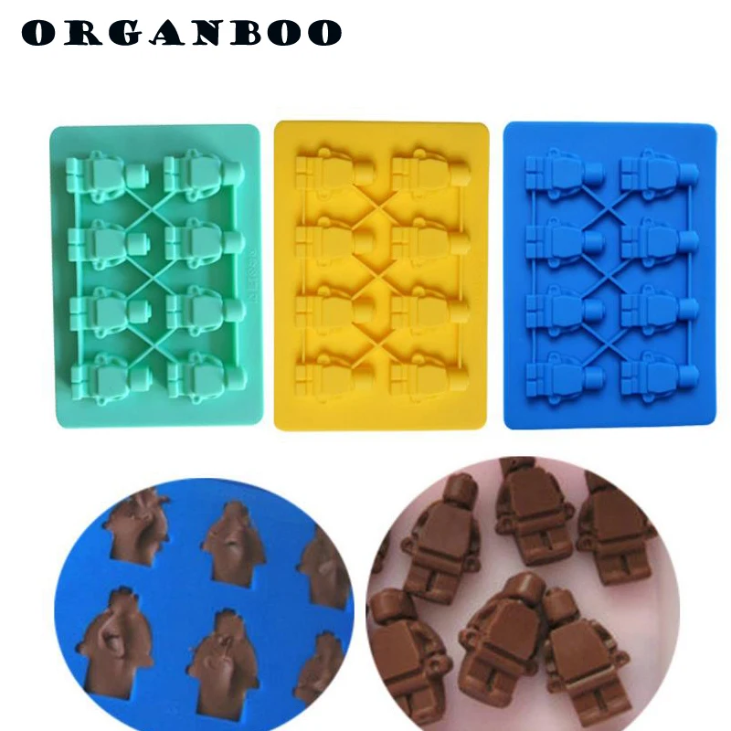 1 шт. декоративные инструменты для Лего 8 отверстий|silicone ice cube tray|cube trayice tray |