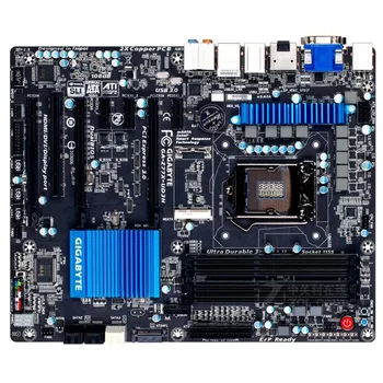 

Used original Z77 motherboard for Gigabyte GA-Z77X-UD3H Z77X-UD3H LGA 1155 DDR3 32G VGA + DVI + HDMI + DP