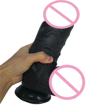 25.5*7.5CM thick huge dildo giant big penis suction cup Anal butt plug sex toy for women vagina  stimulate lesbian maturbation 4