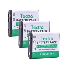 Tectra – batterie Rechargeable Li 42B Li42B Li-42B, 3 pièces, pour OLYMPUS U700 U710 FE230 FE340 FE290 FE360 U1040 X915 VR320 VR330, Li-40B
