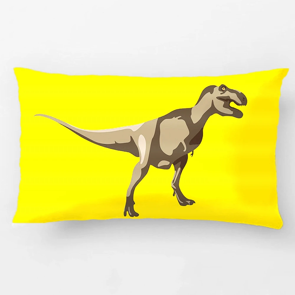 

T-Rex Dinosaur, Dino Design Throw Pillow Case Decorative Cushion Cover Pillowcase Customize Gift By Lvsure For Car Sofa Seat