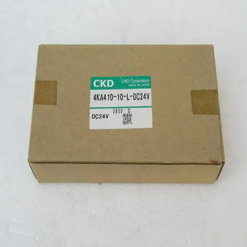 

Free shipping 100% new high quality New Japan CKD solenoid valve 4KA410-10-L-DC24V spot
