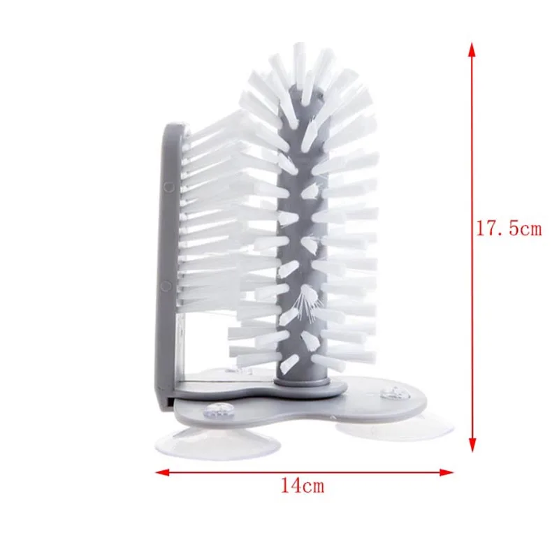 Лучшая продуктов на присоске щетка для ленивых чашек щетка для чистки стекла кухонная вращающаяся чашка для воды щетка щетки для мытья чашки