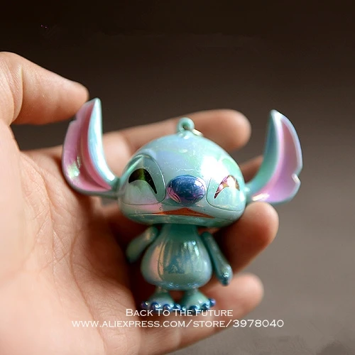 Disney Lilo & Stitch 3 style жемчужный блеск 7 см фигурка осанка коллекция украшений аниме