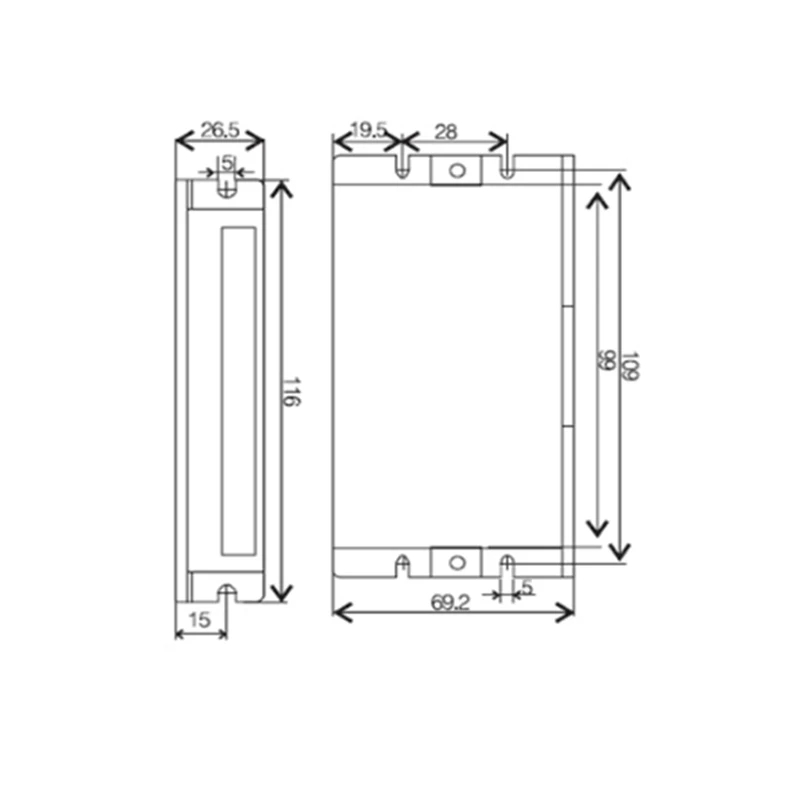 57HS22 2-фазный 2.3Nm шаговый двигатель+ Nema 23 обновления TB6600/DM542 Драйвер шагового двигателя для ЧПУ 3D принтер