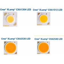 2 шт. Cree CXA 10 Вт CXA1304, 15 Вт CXA1507, 24 Вт CXA1512 65 Вт CXA2530 Холодный/теплый белый 5000 К, 3000 К COB Led XLamp чип светильник