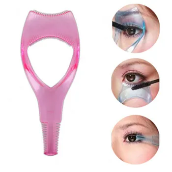 

New Arrival 3 in1 Eye Makeup Mascara Shield Eyelash Comb and Eyeliner Guide Tool Beauty Essential
