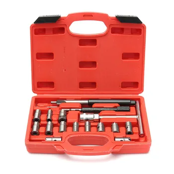 

17 PCS Diesel Injector Cleaner Clean Carbon Remover Seat Cutter Cutting Tool