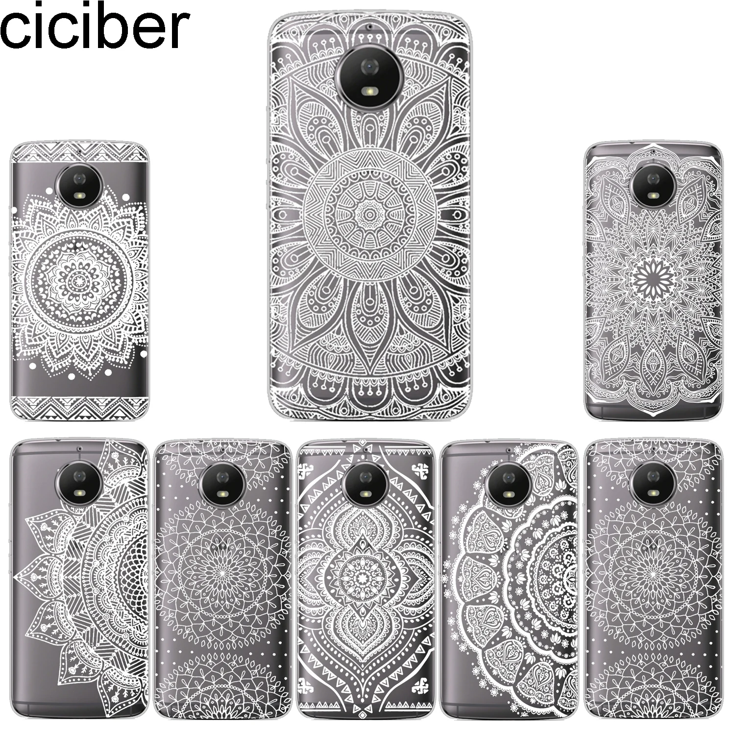 

ciciber Phone Case for Motorola Moto G6 G5 G4 G5S M Soft TPU for Moto E5 E4 Z2 Z3 C Play Plus Go X4 One Power Back Cover Paisley