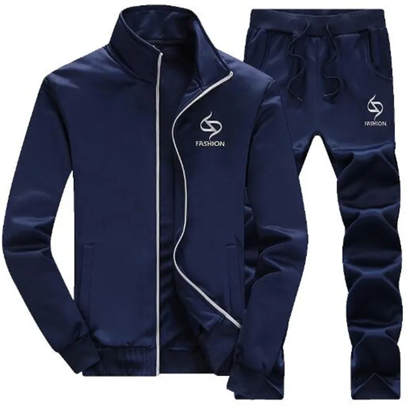 Tang cool 2018 Fashion Spring Autumn Men Sportswear Set Jacket+Pant Sweatsuit 2 Piece Set Sportswear Tracksuit For Men Tang cool 2018 Fashion Spring Autumn Men Sportswear Set Jacket+Pant Sweatsuit 2 Piece Set Sportswear Tracksuit For Men