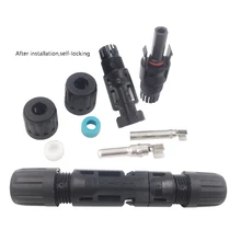 10 шт. фотогальванический Солнечный MC4 разъем для 20A/30A/50A DC1500V серии обжимной кабель 2,5-6mm2 солнечной мужской и женский разъем