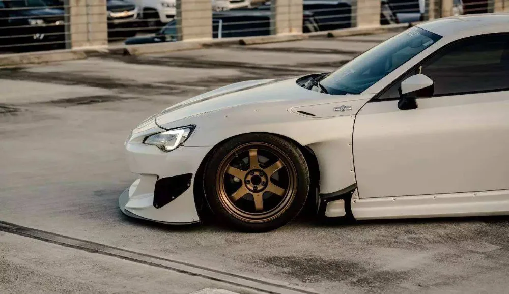 1989 1994 180SX RPS13 Rocket Bunny V2 SideSkirt из углеродного волокна|Юбка бампера| |