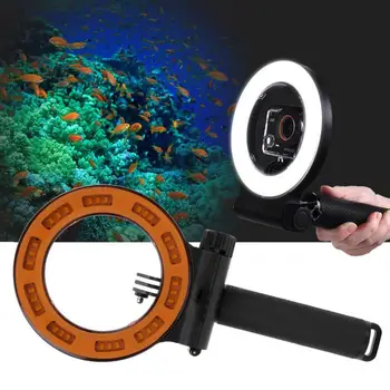

Amphibious Photography LED Diving Fill Light 40m Waterproof for OSMO ACTION Gopro XiaoYi SJCAM
