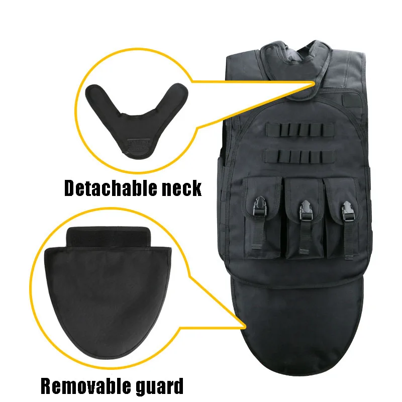  Black Tactical Vests Mens Military Hunting Vest Field Battle Airsoft Molle Waistcoat Combat Assault