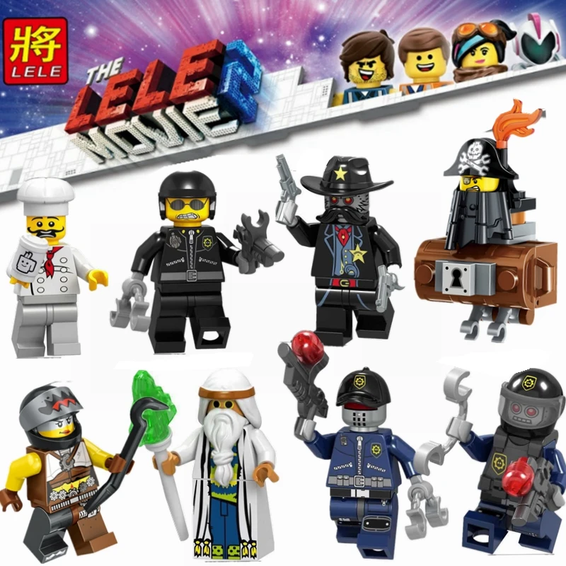 

Legoing Movie 2 Action Figures Sharkira Allen Unilitt Police Building Blocks Toys With Legoings Guardians of the Galaxy Yong Du