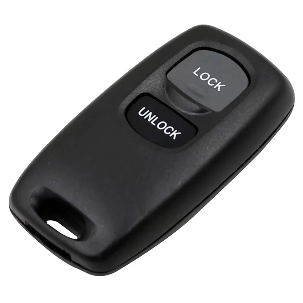 

JEAZEA Replacement 2 Buttons Plastic Remote Control Car Key Case Shell Keyless Entry Fob Cover No Chip For Mazda 3 6 2004 2010