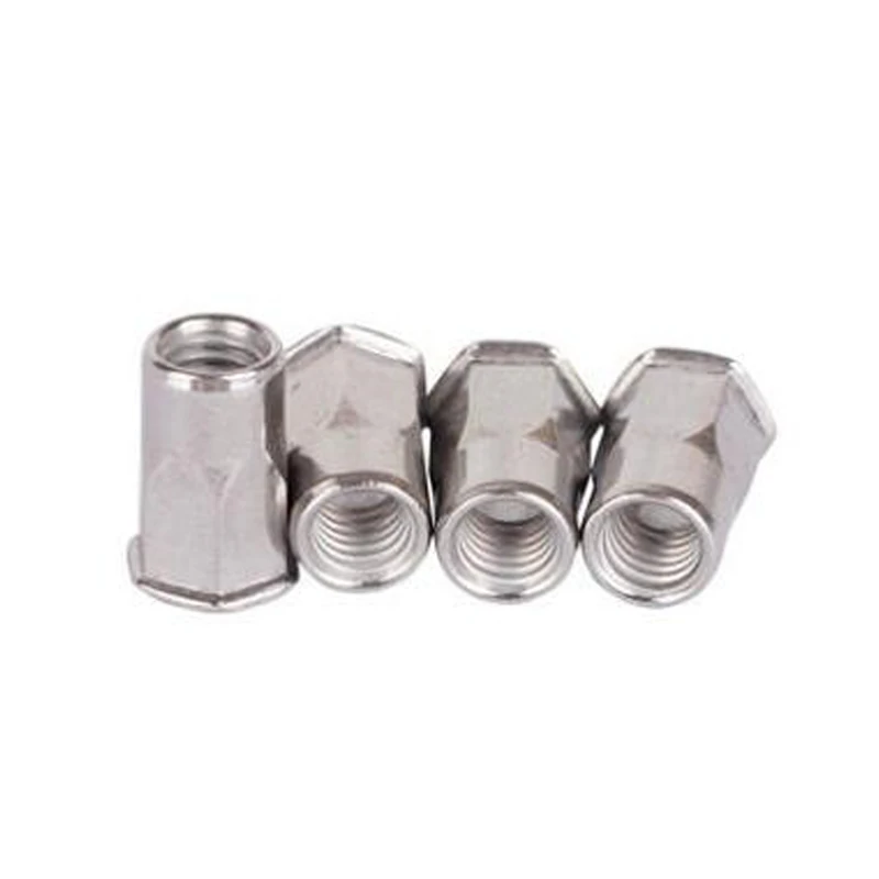 

M4 M5 M6 M8 M10 Rivet Nuts Stainless Small Head Hex Rivet Nut Insert Nuts Blind Rivet
