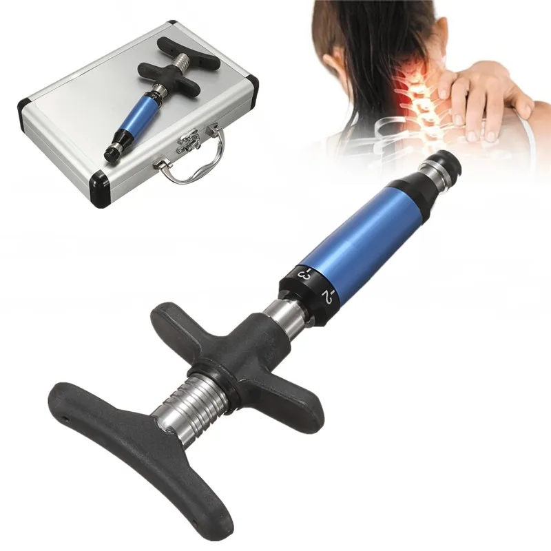 

6 Levels Portable Chiropractic Spine Activator Manual Back Vertebration Adjusting Instrument Single Head Medical Health Care