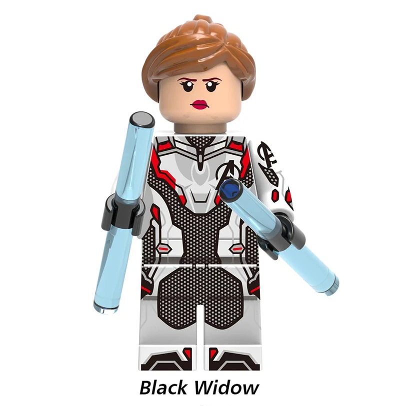 8pcs/lot Avengers Endgame Super Hero Figure Captain America War Machine Ant Man Rocket Raccoon Thor Iron Man Building Block Toys
