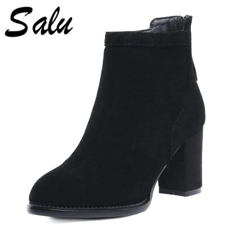 sheepskin boots with zipper