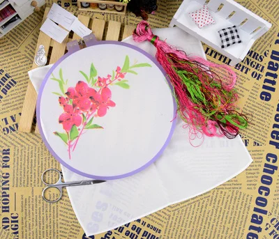 DIY незавершенный шелк тутового шелкопряда Сучжоу вышивка узоры наборы ручной работы Рукоделие наборы цветы