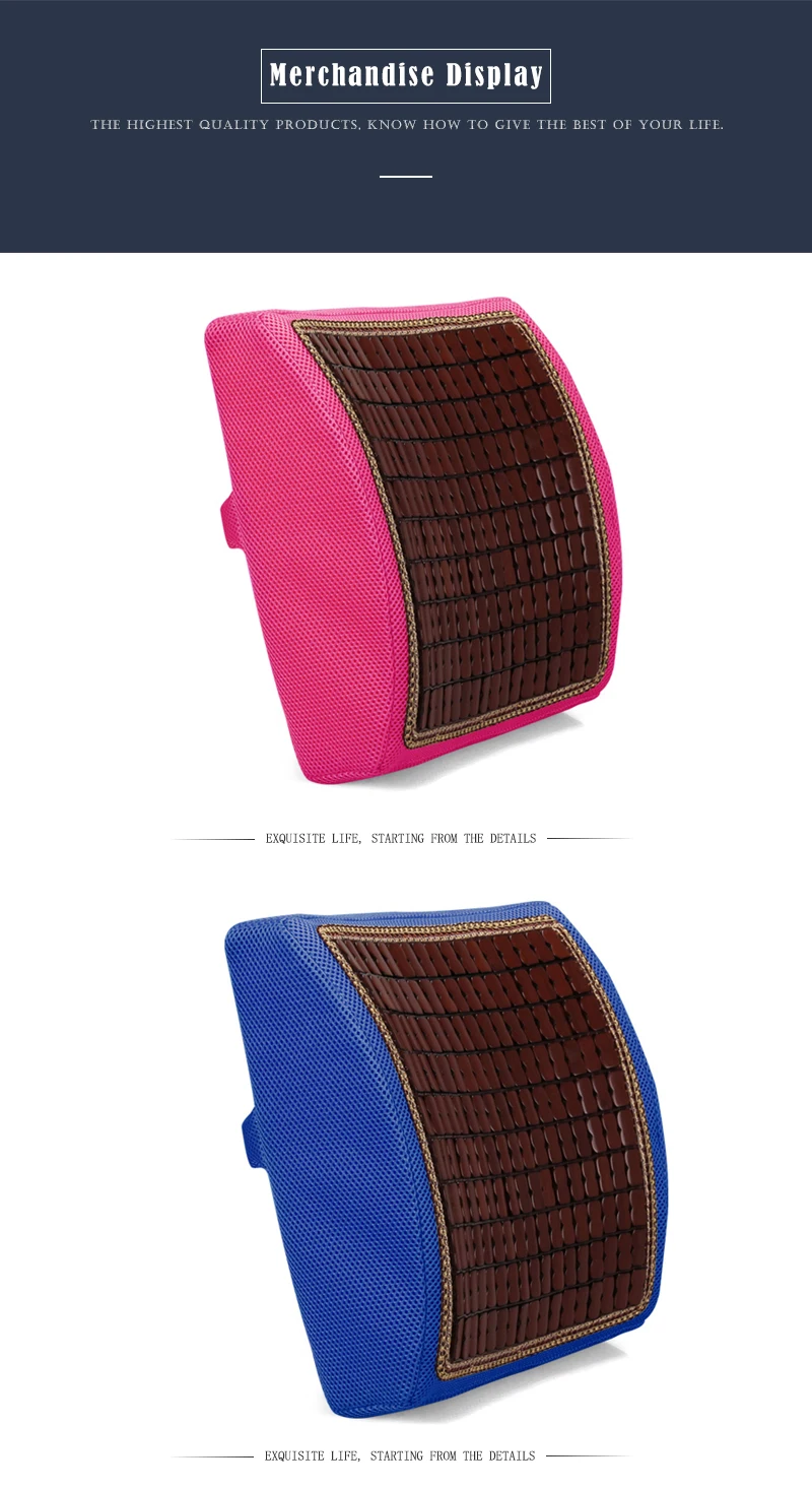 Support Car Seat Back Cushion Chair Pad Pillows Drivers Seat