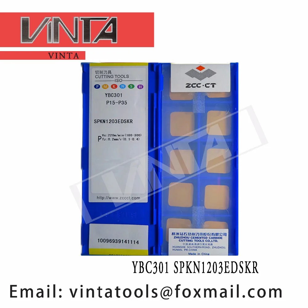 

high quality 10pcs/lots YBC301 SPKN1203EDSKR cnc carbide milling inserts