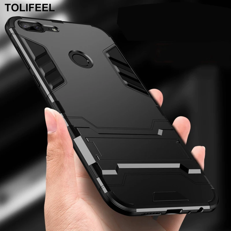 

TOLIFEEL For Huawei Honor 9 Lite Case Silicone Cover Anti-Knock Plastic Robot Armor Slim Back Cases For Huawei Honor 9 Capa