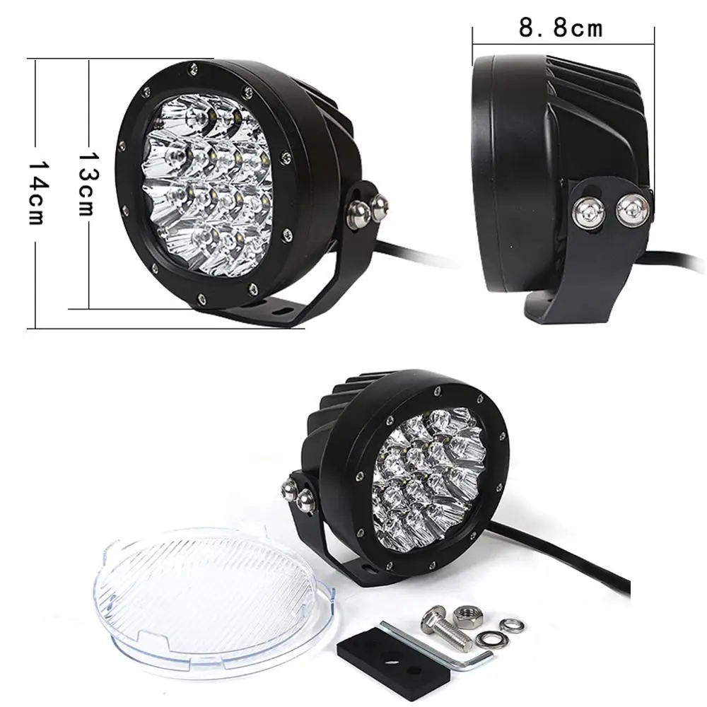 80w led work light high bright 80w led driving light spot led work light flood led driving light 5inch off-road light 5inch auto car offroad suv truck 4x4 4wd atv motorcycle utv newest working lamp 12v (5)