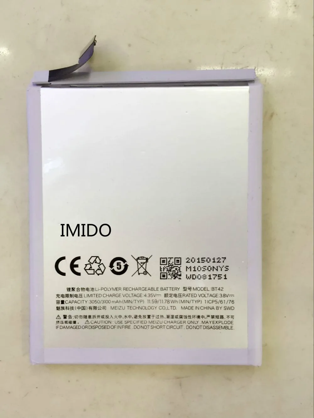 FOR Meizu M1 Note Battery New 100% NEW 3100mAh BT42 for MEIZU SmartPhone In Stock Free Shipping | Мобильные телефоны и