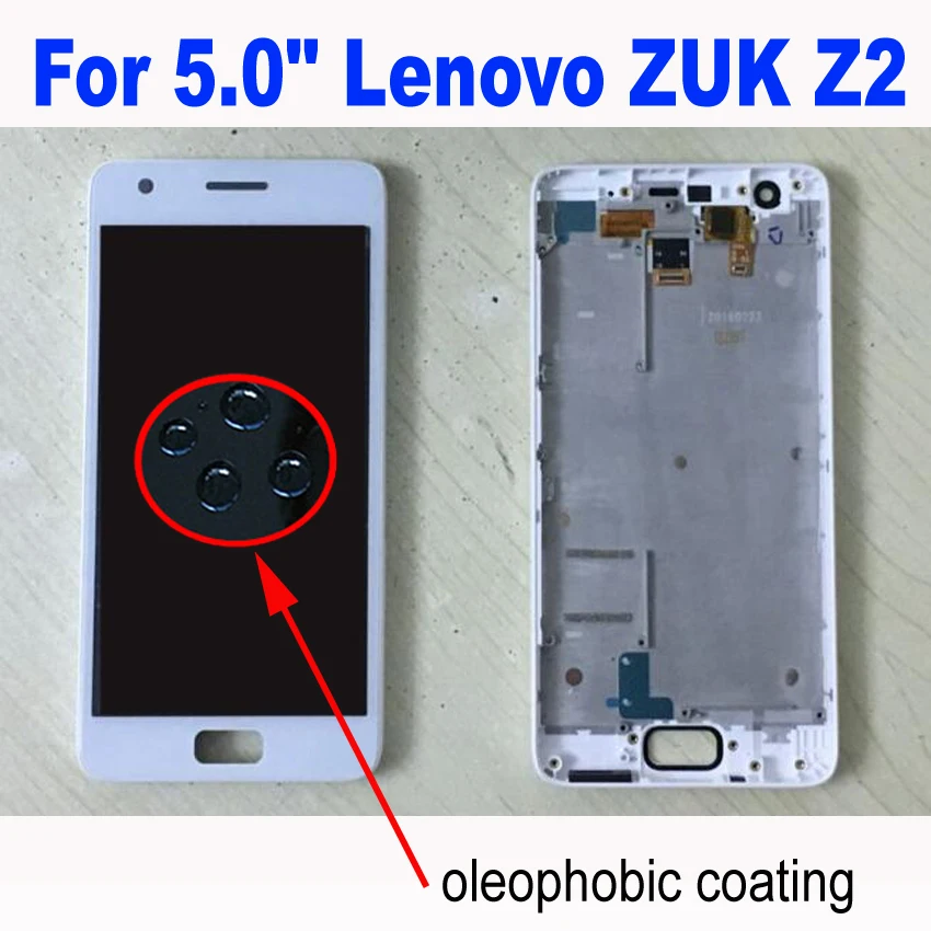 

Original Best Working For 5.0" Lenovo ZUK Z2 Z2131 LCD Display Touch Screen Digitizer Assembly Sensor Phone Replacement Parts