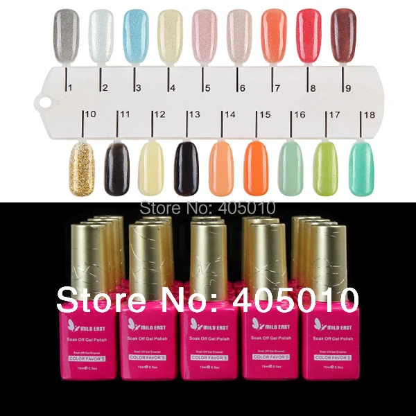 12pcs Nail Art Soak Off Gel Polish Mild East Uv Gel Polish Base