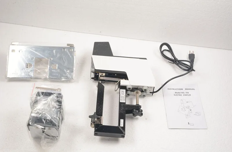  110V/220V Electric Auto Rapid Stapler Flat & Saddle Binder Machine 106E 2-40 Sheets Heavy Duty Elec