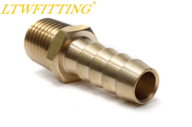 1 4 Npt >> Ltwfitting 3 8 Hose Barb X 1 4 Male Npt Brass Coupler Connector 1 4 Npt >> Ltwfitting 3 8 Hose Barb X 1 4 Male Npt Brass Coupler Connector