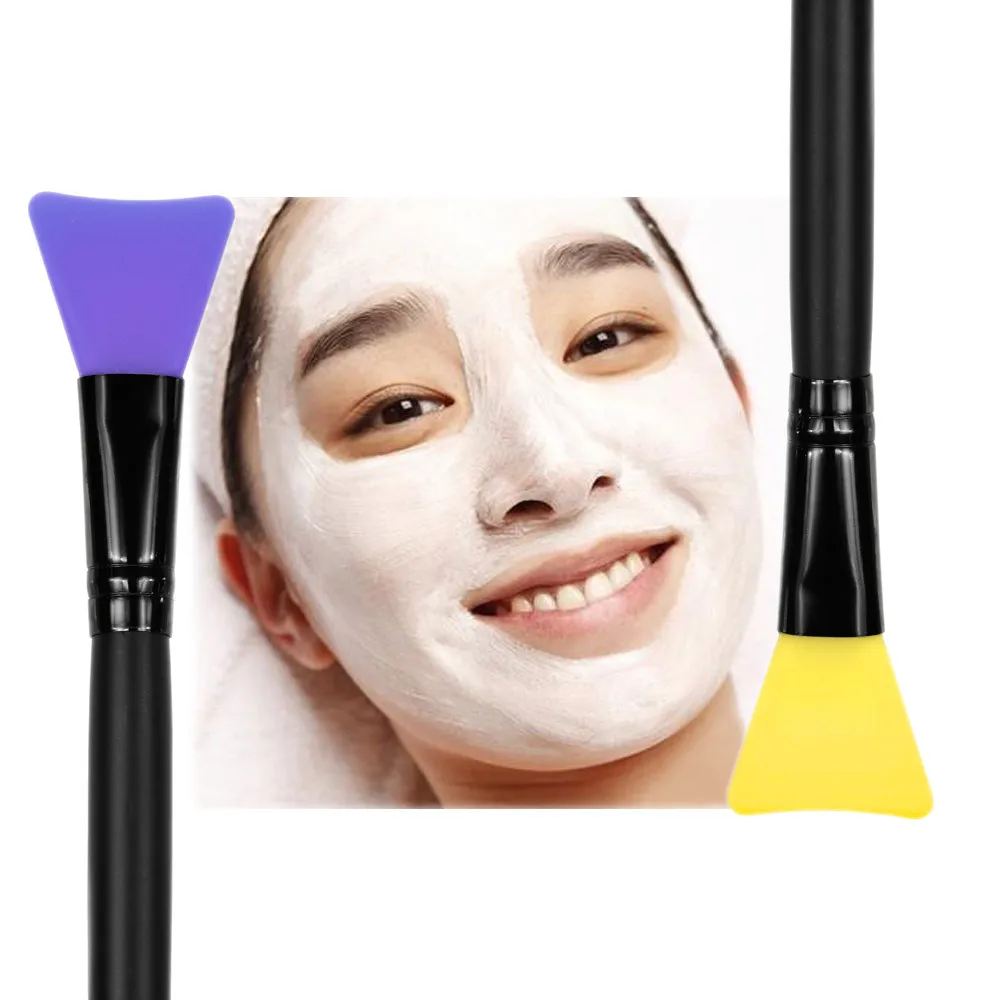 100% Высокое качество деревянной ручкой лица грязевая маска смешивания кисточки косметический Красота Premiuim макияж комплект оптовая продажа