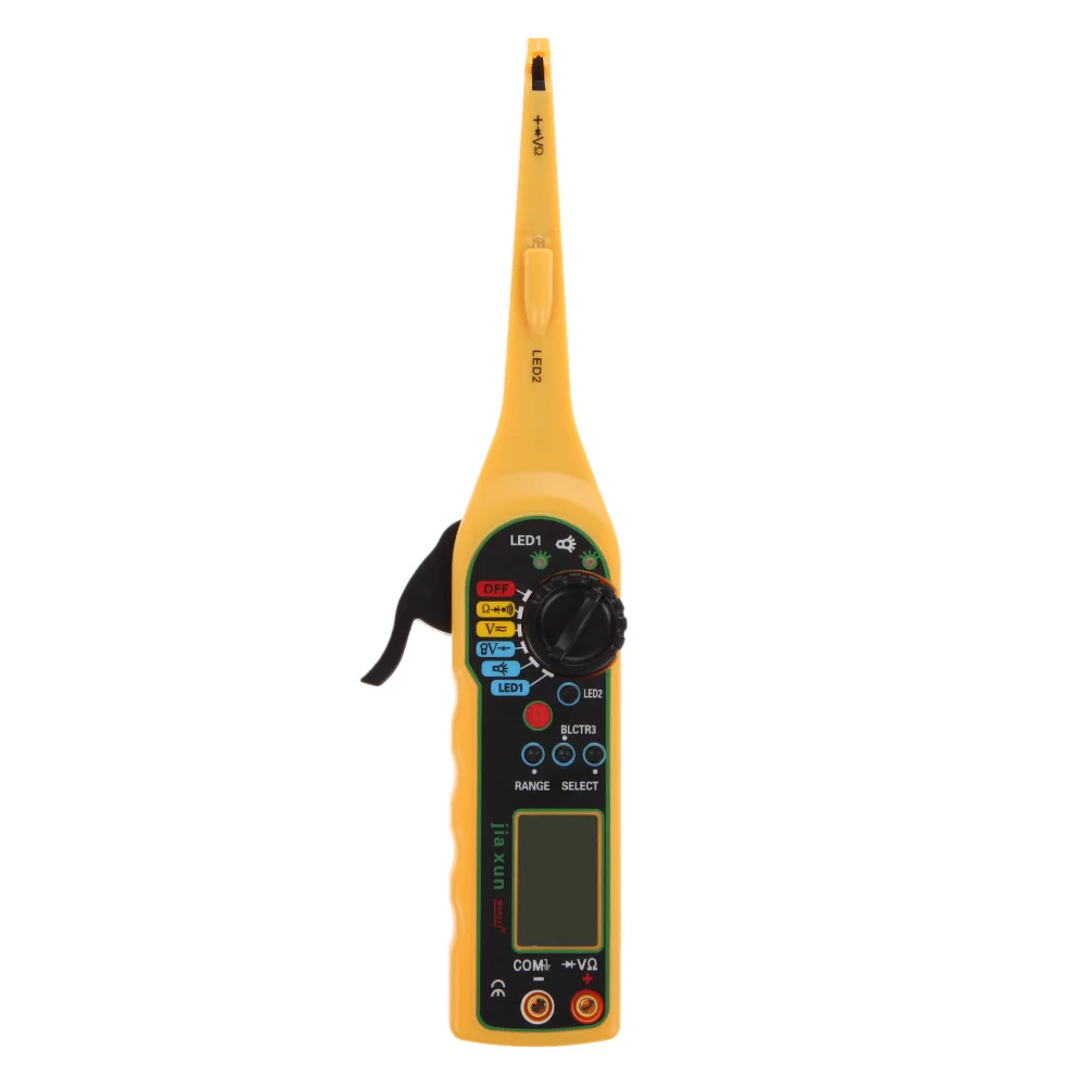 

Universal Automotive Electric Circuit Tester 12V Automotive Multimeter Lamp with LCD Screen Display and Russian User Manual