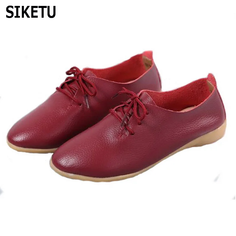 

SIKETU 2018 Spring Summer Shoes Women Flats Soft Moccasins Footwear Women Casual Shoes Pointed Toe Comfortable Ladies Loafers