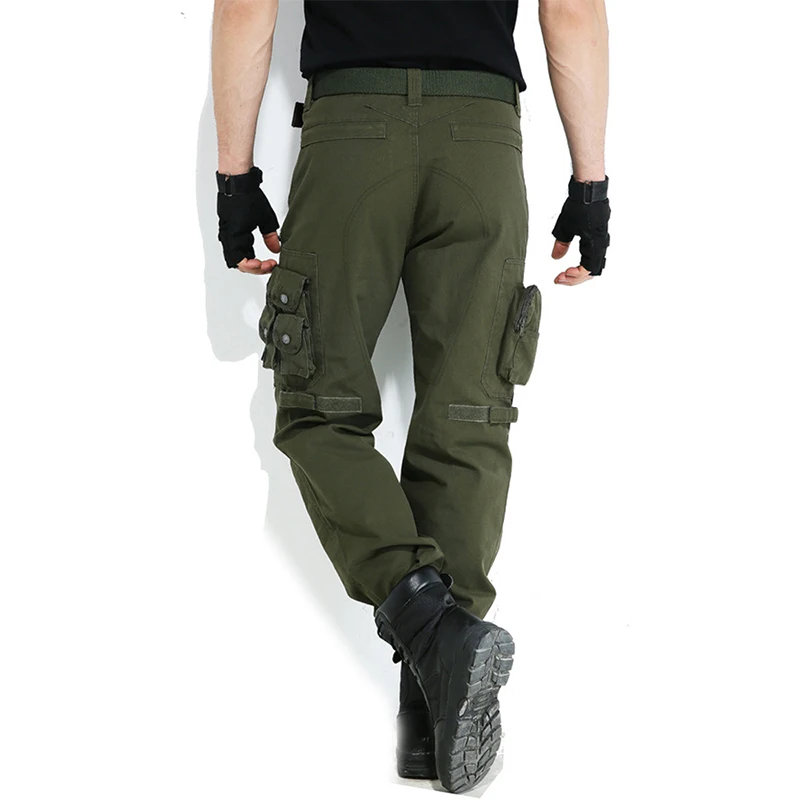 Брюки-карго, комбинезоны, Мужская армейская одежда, тактические штаны, военная коленная Подушка, мужские военные камуфляжные штаны в армейском стиле, прямые брюки