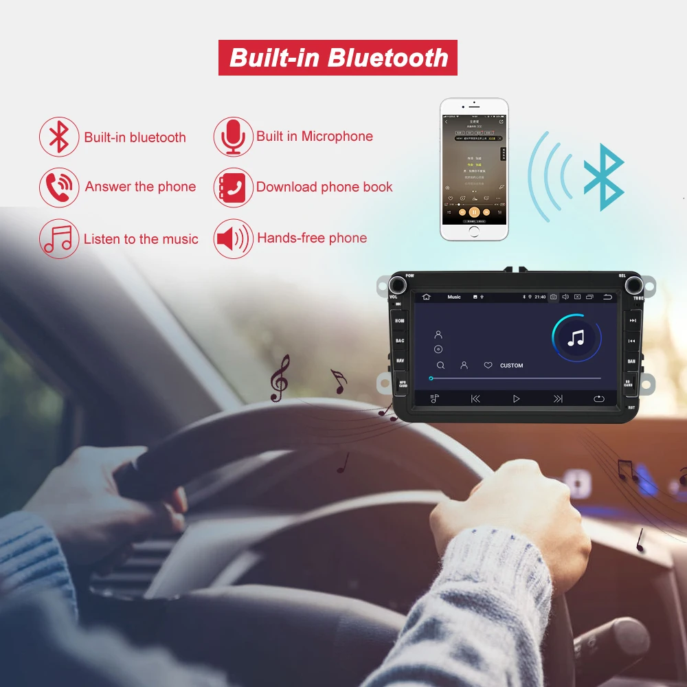 Perfect Bonroad Android 9.0 Car Multimedia Player For volkswagen tiguan Golf Passat Tiguan Polo Caddy Car Radio GPS Navigation 1 Perfect Bonroad Android 9.0 Car Multimedia Player For volkswagen tiguan Golf Passat Tiguan Polo Caddy Car Radio GPS Navigation 1