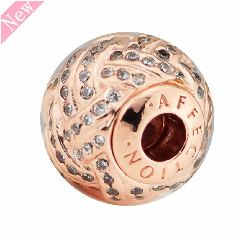 

Newest Brand Rose Love Knot Affection ESSENCE Charm Beads DIY Fit PANDORA ESSENCE COLLECTION Bracelets for Jewelry Making FE060R