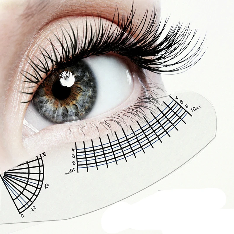 

1pcs Eyelash Extension Styling Ruler Measuring Ruler Eyelash Curling Eyelash Symmetrical Positioning Eyebrow Beauty Tools