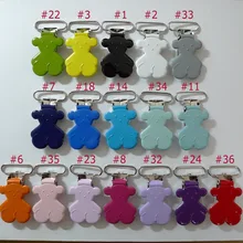 17 шт. разноцветные зажимы для подтяжек Мишки-вы выбираете цвета