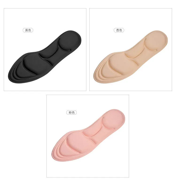 NEW Design 5D Memory Foam Orthopedic Insoles Lady High heels Insole Women Shoe Pad Sole Sneaker Inserts Girls Foot Care Palmilha (13)
