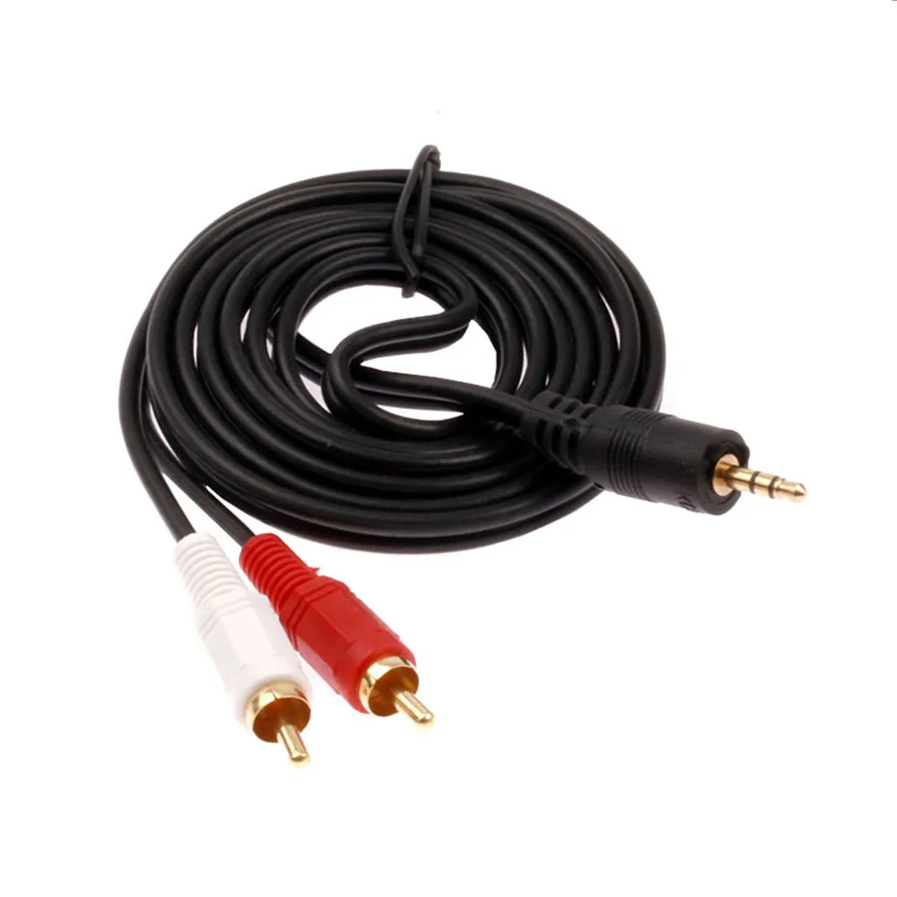 RCA Jack Cable 2RCA male to 3.5 male Audio Cable 1.5m 3m 5m Aux Cable