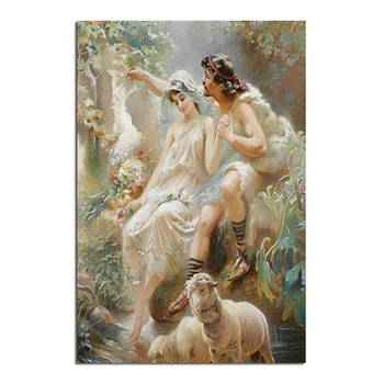

Myth Sheep 40x60cm New 100% Full Area Highlight Diamond Needlework Diy Diamond Painting Kit 3D Diamond Cross Stitch Embroidery
