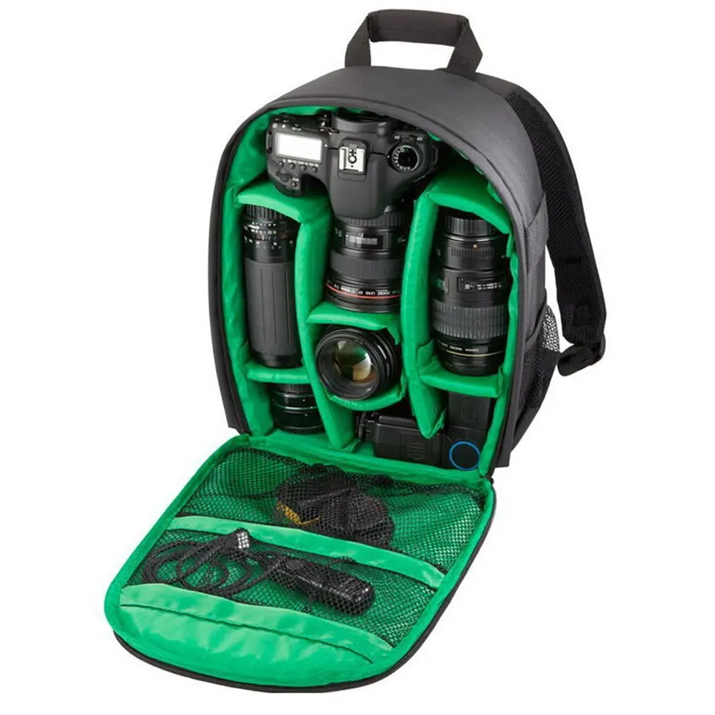 

Waterproof Shockproof SLR DSLR Camera Backpack For Canon Sony Nikon Nylon Backpack For Men and Women 2018