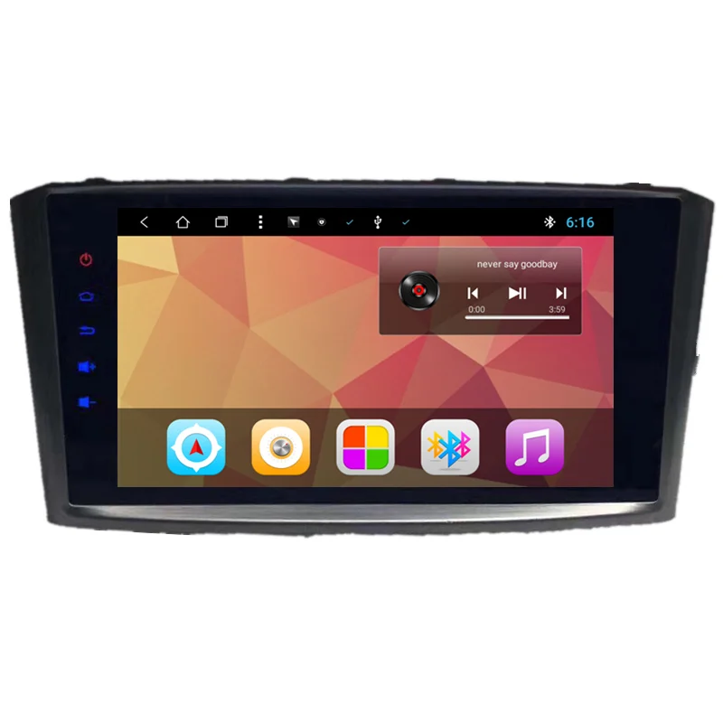 Best 9" Android Car Multimedia Stereo Radio Audio DVD GPS Navigation Sat Nav Head Unit for Toyota Avensis 2003 2004 2005 2006 2007 1