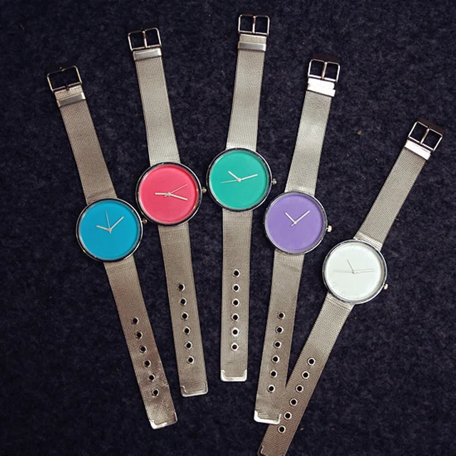 2017 Top New Mesh Steel Mesh Women Watch Simple Dial Fashion Girls Watch Colors 2017 Top New Mesh Steel Mesh Women Watch Simple Dial Fashion Girls Watch Colors