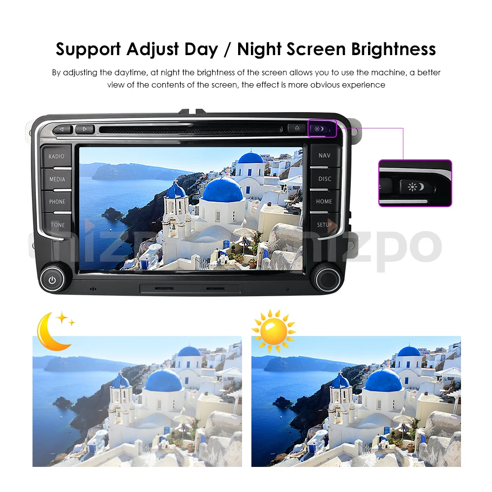 Flash Deal Car DVD player For V W/Volkswagen/Golf/Polo/Tiguan/Passat/b7/b6/SEAT/leon/Skoda/Octavia 7" Radio GPS BT Free camera Mirror link 14
